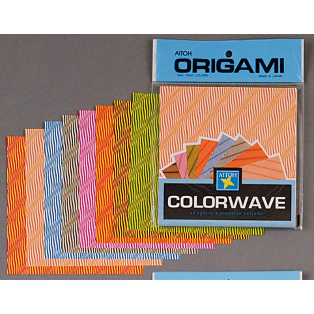 Aitoh Wave 6'' Origami Paper, 40 Sheets Michaels